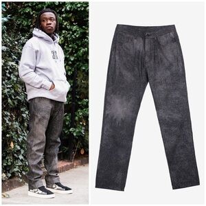 PLEASURES Apollo 5 Pocket Denim Pants in Black